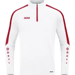 Jako Herren Ziptop Power weiß/rot