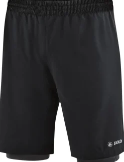 Jako 2-in-1 Shorts schwarz