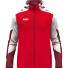Jako Kapuzenjacke Dynamic rot-weiß-dunkelrot