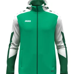 Jako Kapuzenjacke Dynamic grün-weiß-dunkelgrün