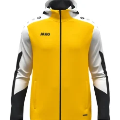 Jako Kapuzenjacke Dynamic gelb-weiß-schwarz