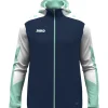 Jako Kapuzenjacke Dynamic marine-weiß-minze