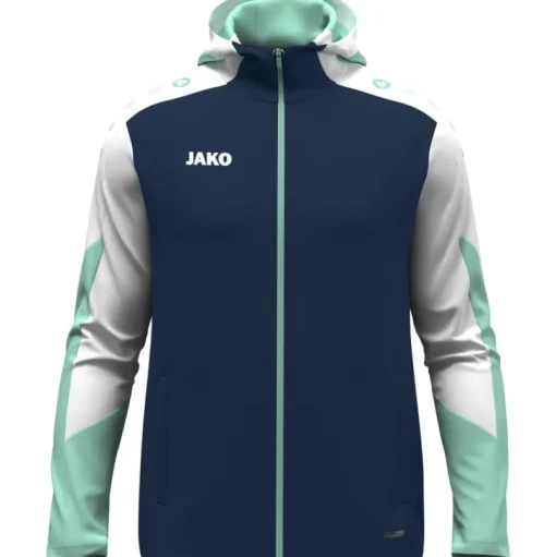 Jako Kapuzenjacke Dynamic marine-weiß-minze