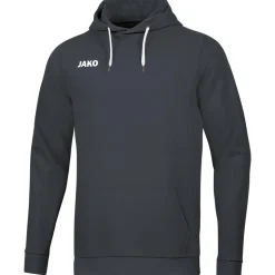 Jako Kapuzensweat Base grau