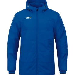 Jako Kinder Coachjacke Team mit Kapuze blau