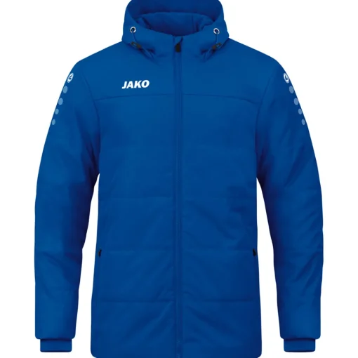 Jako Kinder Coachjacke Team mit Kapuze blau