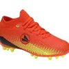 Jako Kinder Fußballschuh Lightning Sock AG Junior flame/neongelb