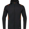 Jako Kinder Kapuzenjacke Challenge schwarz-orange