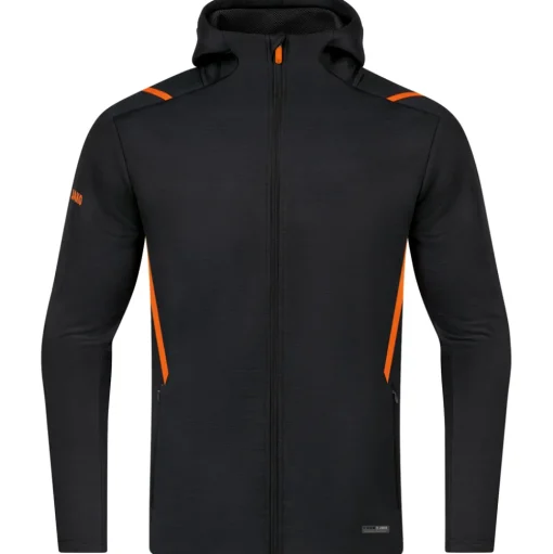 Jako Kinder Kapuzenjacke Challenge schwarz-orange