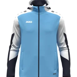 Jako Kinder Kapuzenjacke Dynamic skyblue-weiß-marine