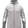 Jako Kinder Kapuzenjacke Dynamic hellgrau-weiß-grau