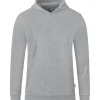 Jako Kinder Kapuzensweat Organic grau