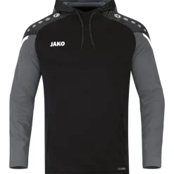 Jako Kinder Kapuzensweat Performance schwarz/anthra light