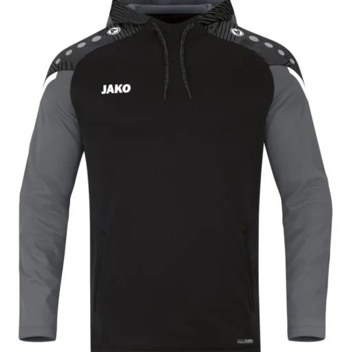 Jako Kinder Kapuzensweat Performance schwarz/anthra light