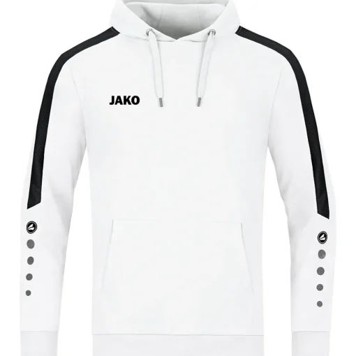 Jako Kinder Kapuzensweat Power weiß