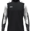Jako Kinder Longsleeve Dynamic schwarz-weiß-anthrazit