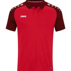 Jako Kinder Polo Performance rot/schwarz