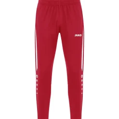 Jako Kinder Polyesterhose Power rot/weiß