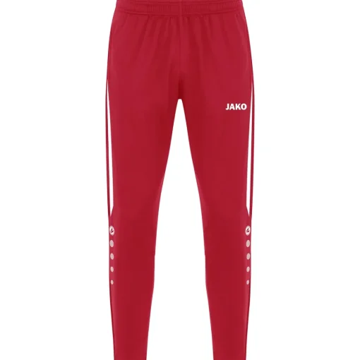 Jako Kinder Polyesterhose Power rot/weiß
