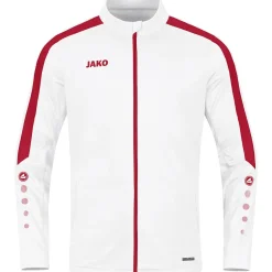 Jako Kinder Polyesterjacke Power weiß/rot