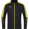 Jako Kinder Polyesterjacke Power schwarz/citro