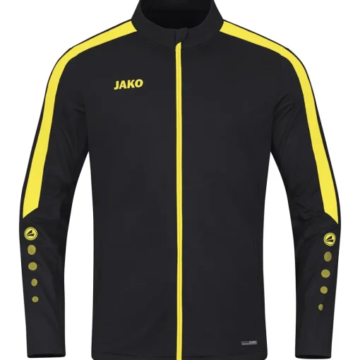 Jako Kinder Polyesterjacke Power schwarz/citro