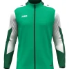 Jako Kinder Polyesterjacke Dynamic grün-weiß-dunkelgrün