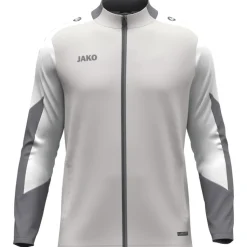 Jako Kinder Polyesterjacke Dynamic hellgrau-weiß-grau