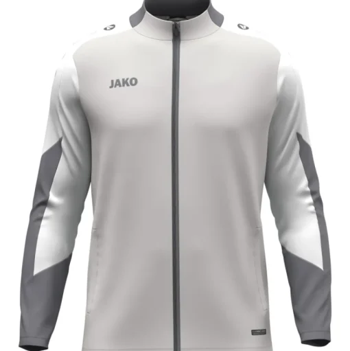 Jako Kinder Polyesterjacke Dynamic hellgrau-weiß-grau