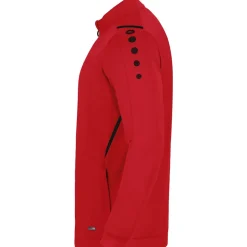 Jako Kinder Polyesterjacke Challenge rot-schwarz