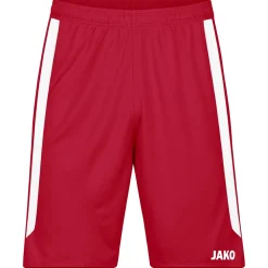 Jako Kinder Sporthose Power rot/weiß