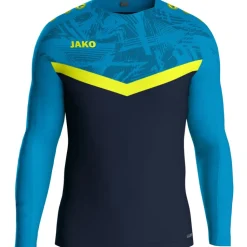 Jako Kinder Sweat Iconic marine/JAKO blau/neongelb