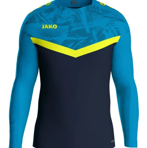 Jako Kinder Sweat Iconic marine/JAKO blau/neongelb