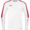 Jako Kinder Sweat Power weiß/rot