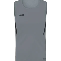 Jako Kinder Tanktop Challenge grau-schwarz