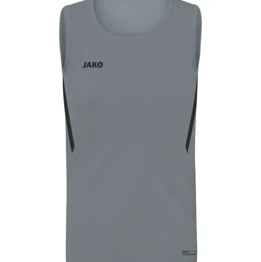 Jako Kinder Tanktop Challenge grau-schwarz
