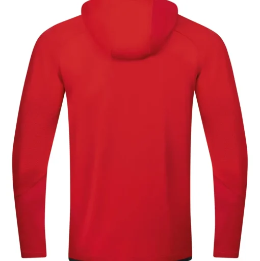Jako Kinder Trainingsjacke mit Kapuze Challenge rot-schwarz