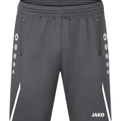 Jako Kinder Trainingsshorts Challenge grau-weiß