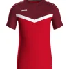 Jako Kinder T-Shirt Iconic rot/weinrot