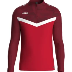 Jako Kinder Ziptop Iconic rot/weinrot