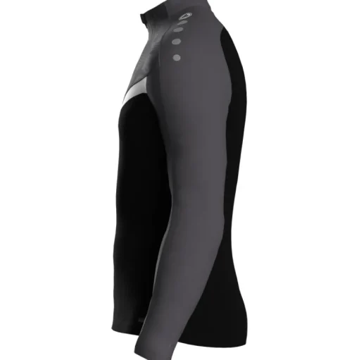 Jako Kinder Ziptop Iconic schwarz/anthrazit