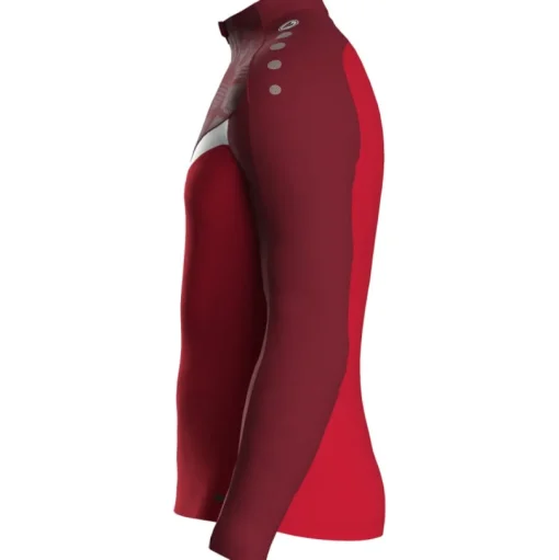 Jako Kinder Ziptop Iconic rot/weinrot