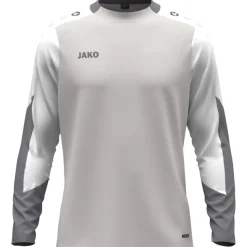 Jako Longsleeve Dynamic hellgrau-weiß-grau