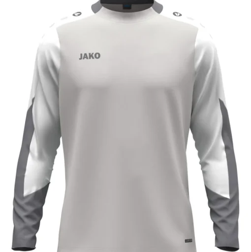 Jako Longsleeve Dynamic hellgrau-weiß-grau