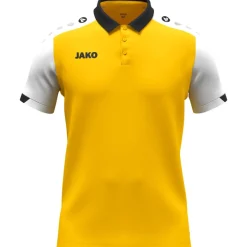 Jako Polo Dynamic gelb-weiß-schwarz