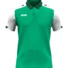Jako Polo Dynamic grün-weiß-dunkelgrün