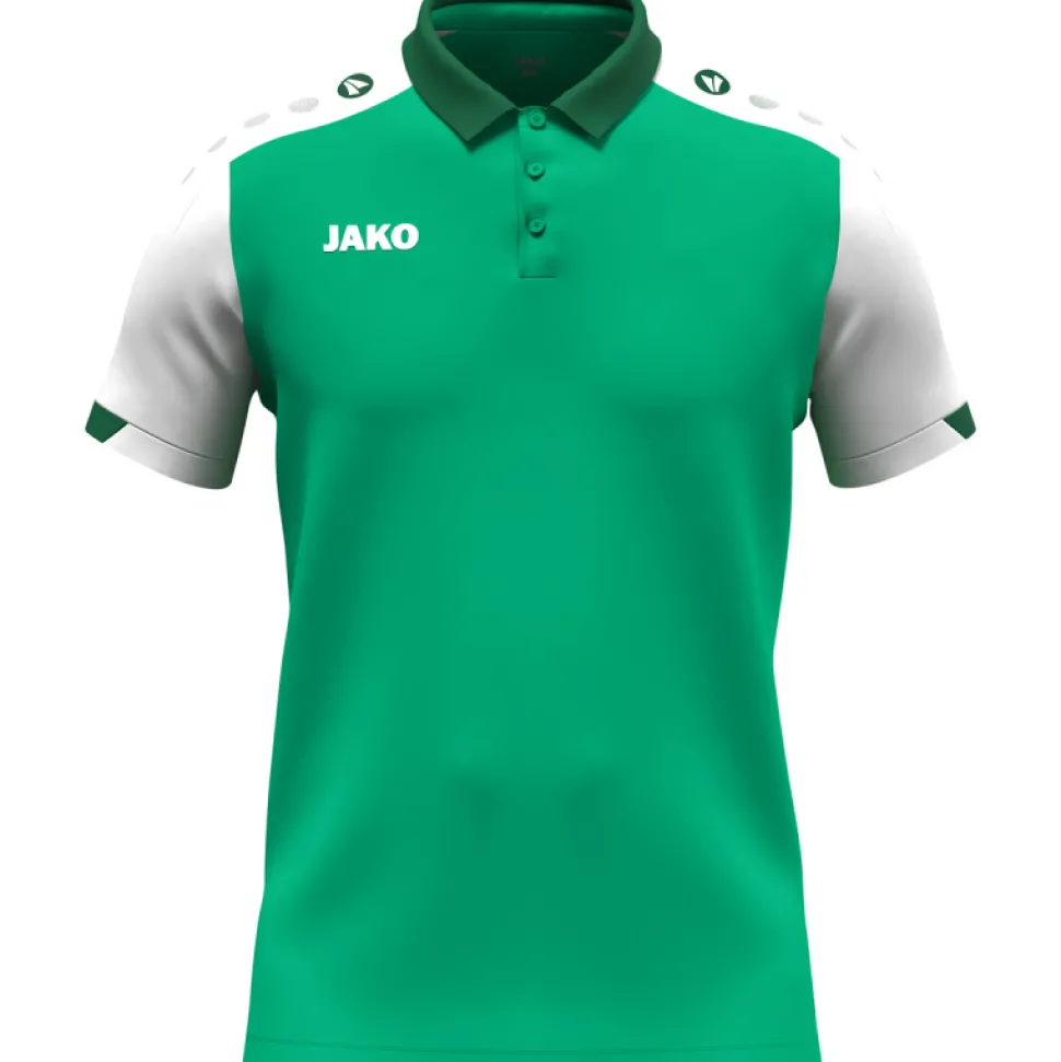 Jako Polo Dynamic grün-weiß-dunkelgrün