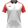 Jako Polo Dynamic weiß-coral-marine