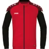 Jako Polyesterjacke Performance rot-schwarz