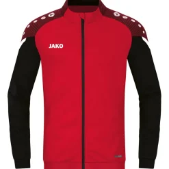 Jako Polyesterjacke Performance rot-schwarz